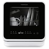 Farberware FDW05ASBWHA Complete Portable Countertop Dishwasher with 5-Liter Built-in Water Tank, 5 Programs, Baby Care, Glass & Fruit Wash-Black/White Photo, best price $565.82 new 2025