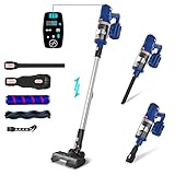 Aspirateur Balai sans Fil, 25000pa Aspirateur sans Fil Puissant, 60 Min Autonomie, Ecran Tactile LED et de Phare, 8 en 1 Aspirateur Balai, Aspirateur sans Sac pour Tapis Poils Animaux Voiture YISORA Photo, meilleur prix 129,99 € nouveau 2025