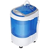 ZENY Portable Mini Laundry Washing Machine Small Semi-Automatic Compact Washer Spin Cycle Basket for Apartment, RV, Traveling, Single Translucent Tub Photo, best price $92.46 new 2025