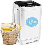 Portable Washer Nictemaw 17.8Lbs Capacity Full-Automatic Washer Machine 1.9 Cu.ft 2 in 1 Compact Laundry Washer with Drain Pump/10 Programs 8 Water Level Selections/LED Display/Faucet Adapter for Home, Apartments Photo, best price $299.99 new 2025