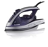 Panasonic Dry and Steam Iron with Alumite Soleplate, Fabric Temperature Dial and Safety Auto Shut Off – 1700 Watt Multi Directional Iron – NI-W950A, Purple Photo, best price $89.57 new 2025