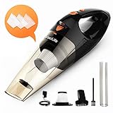 VacLife Handstaubsauger,kabellos,aufladbar,kleinundhandlich,mithoherLeistung undSchnellladefunktion,fürHaus-undAutoreinigung,inschwarz&orange Foto, bester Preis 29,99 € neu 2025