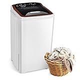 Tiktun Portable XPB40-1218A Mini Single Tub Machine w/Wash and Spin Cycle,11lbs Capacity for Camping,Apartments,Dorms,RV, Black and Brown Photo, best price $100.95 new 2025