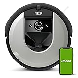 Aspirateur robot connecté iRobot® Roomba® i7156 - 2 brosses caoutchouc - Idéal animaux - Cartographie, mémorise, s’adapte - Nettoie par objet - Compatible Braava® jet m6 et assistants vocaux Photo, meilleur prix  nouveau 2025