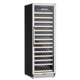 ROVRAK 24 inch Wine Cooler Refrigerator, 154 Bottle Large Capacity Fast Cooling Low Noise, Frost Free Wine Fridge with Digital Temperature Control, Freestanding or Built-in Photo, best price $1,444.99 new 2025