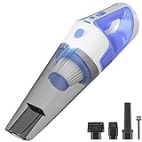 GOGOING Handheld Vacuum Cordless - Strong Suction [9000Pa] - Rechargeable Car Vacuum Cleaner, Hand Vacuum with Large Dirt Bowl, Bright LED light, 3 Attachments & Cleaning Brush Photo, best price $43.39 new 2025