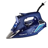 Rowenta DW9280 Digital Display Steam Iron, Stainless Steel Soleplate, 1800-Watt, 400-Hole, Blue Photo, best price $149.95 new 2025