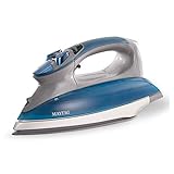 Maytag Digital Smart Fill Steam Iron & Vertical Steamer with Pearl Ceramic Sole Plate, Removable Water Tank + Thermostat Dial, Grey/Blue Photo, best price $79.99 new 2025