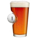 BenShot Pint Glass with Real Golf Ball - Made in the USA Photo, best price $25.99 new 2025