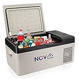 Novhome Nevera y congelador de coche de 15 litros, compresor de 12 V, mini refrigerador eléctrico para viajes al aire libre, camping y uso doméstico Foto, mejor precio 209,89 € nuevo 2025