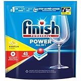 Finish Pastilles Lave-Vaisselle Powerball All in One Max Citron - 45 Tablettes Lave-Vaisselle Photo, meilleur prix 9,90 € (0,22 € / unité) nouveau 2025