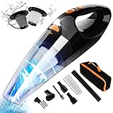 AOKBON Aspirador Coche 8500PA 120W Aspirador de Mano Potente Sin Cable HEPA Filtro de Acero Inoxidable con Bolsa de Transport y Luz LED para Hogar y Coche Foto, mejor precio 39,99 € nuevo 2025