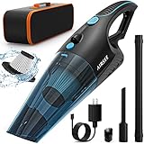 AIRSEE Handheld Vacuum Cordless, 14 KPA Powerful Rechargeable Vacuum with 2-Speed Strong Suction Wet & Dry Use, Quick Charge Hand Vacuum Cleaner, Portable Mini Vacuum for Car, Home & Office Photo, best price $59.99 new 2025