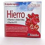 Hierro Suplemento 45 Cápsulas| Comprimidos de Hierro Vegetal| Energía Concentración y Memoria|Hierro con Ácido Fólico + Vitamina C + Vitamina B12| Aquisana Foto, mejor precio 8,95 € nuevo 2025