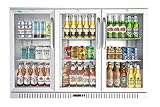 KoolMore 3 Door Stainless Steel Back Bar Cooler Counter Height Glass Door Refrigerator with LED Lighting - 11 cu.ft (BC-3DSW-SS) Photo, best price $1,770.17 new 2025