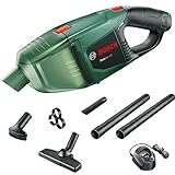 Bosch Aspirador manual a batería EasyVac 12 (12 V, Power for all, Cargador, Caja de cartón, 2,5 Ah, 3 boquillas, 2 prolongaciones de tubo, Equipo filtrante, Capacidad de colector de polvo 380 ml) Foto, mejor precio 109,99 € nuevo 2025