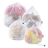 Yoassi Sacs à Linge Lot de 4 Filet à Linge,Sac de Lavage en Maille à la Corde pour la Lessive,Sac de Machine résistant pour Chemisier, Sous-vêtements, Soutien-gorge et Lingerie Photo, meilleur prix 12,99 € (3,25 € / unité) nouveau 2025