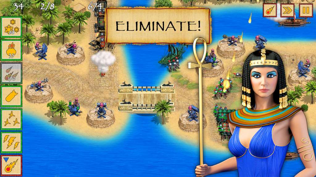 Defense of Egypt: Cleopatra Mission Steam CD Key 0.5 $