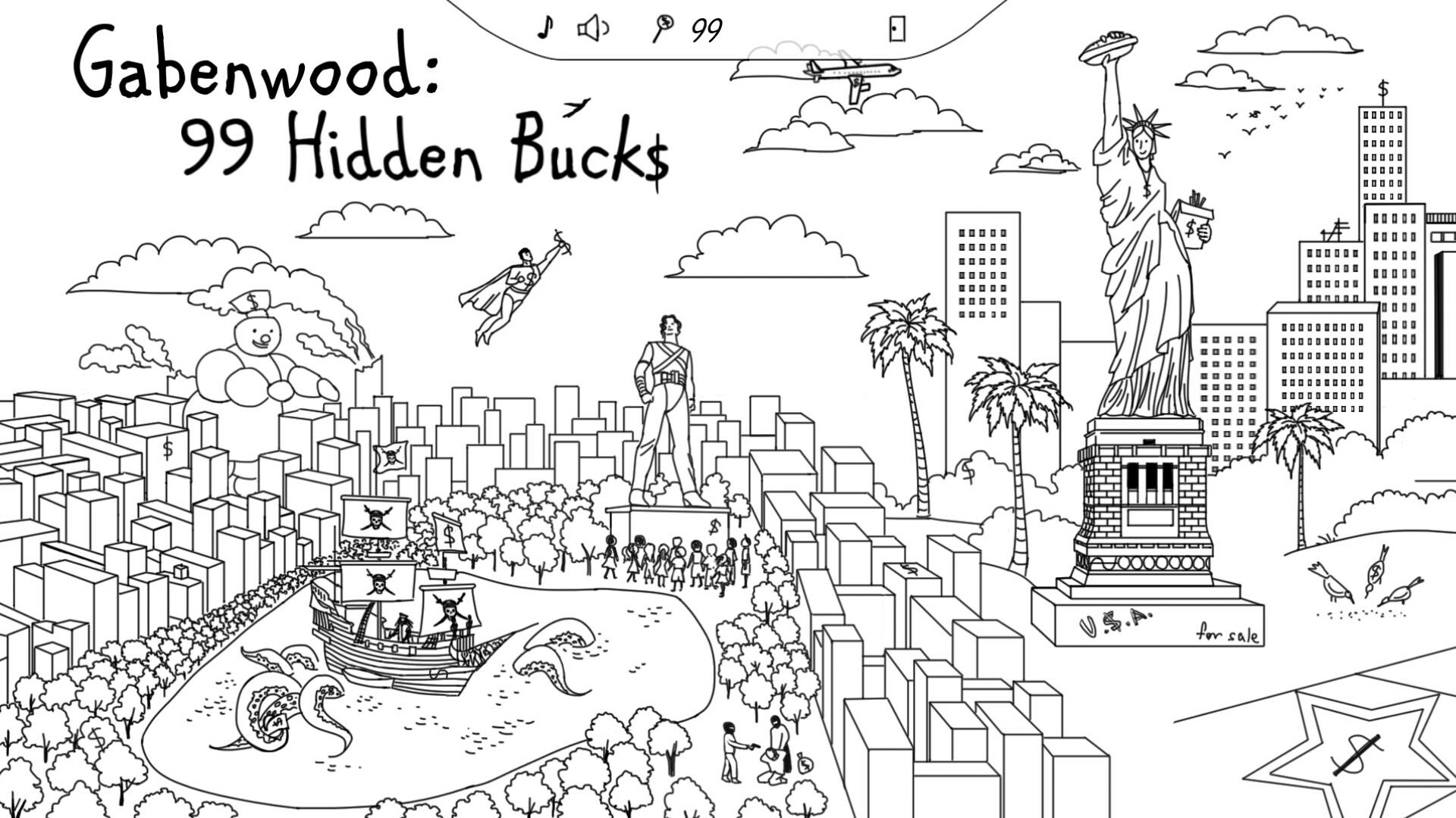 Gabenwood: 99 Hidden Bucks Steam CD Key 0.33 $