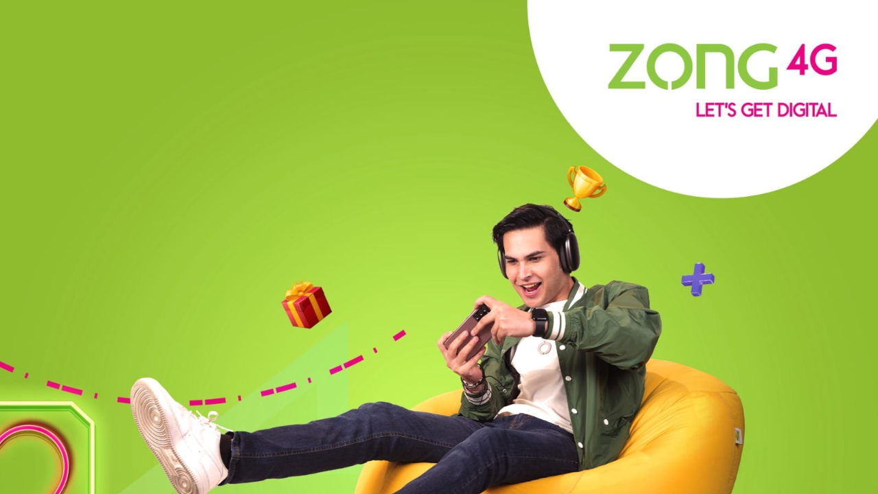Zong 1011 PKR Mobile Top-up PK 4.11 $