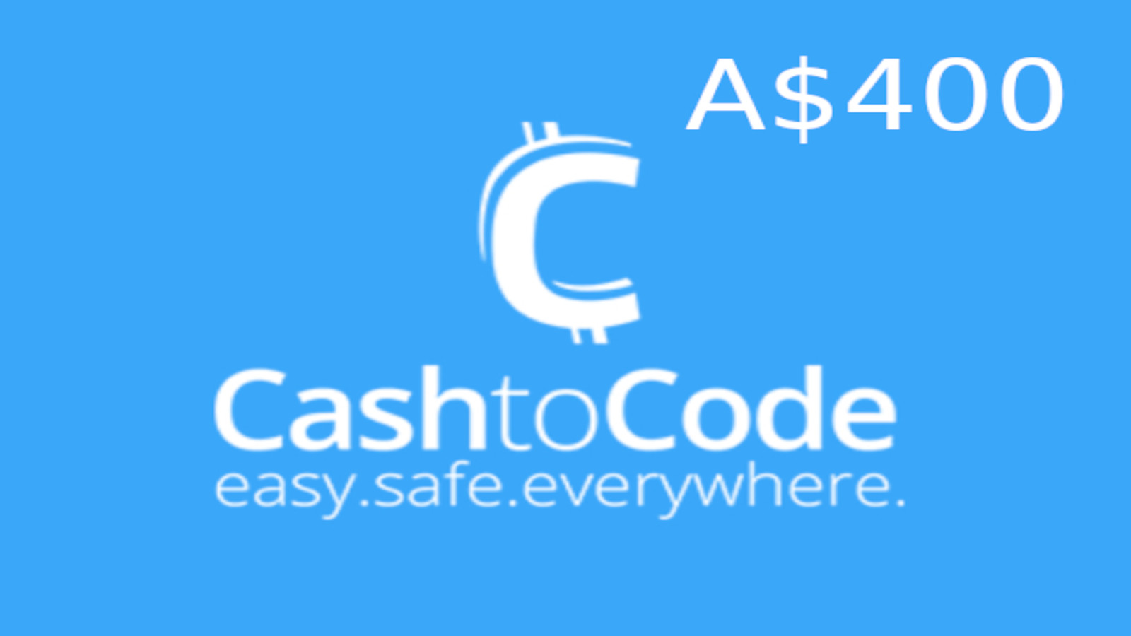 CashtoCode A$400 Gift Card AU 302.37 $