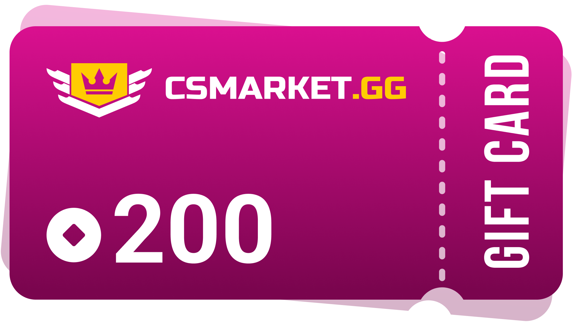CSMARKET.GG 200 Gems Gift Card 136.28 $