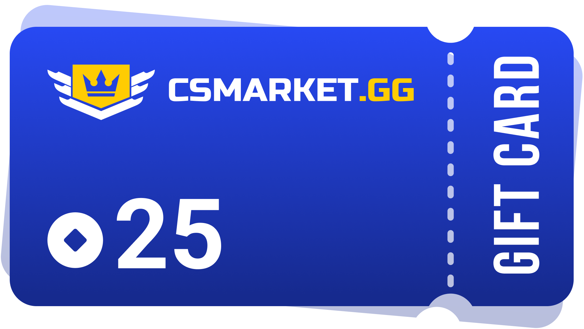 CSMARKET.GG 25 Gems Gift Card 17.16 $