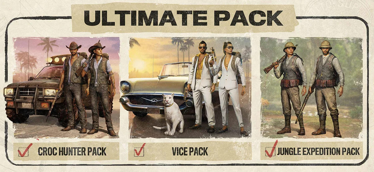 Far Cry 6 - Season Pass + Ultimate Pack DLC EU PS5 CD Key 38.7 $