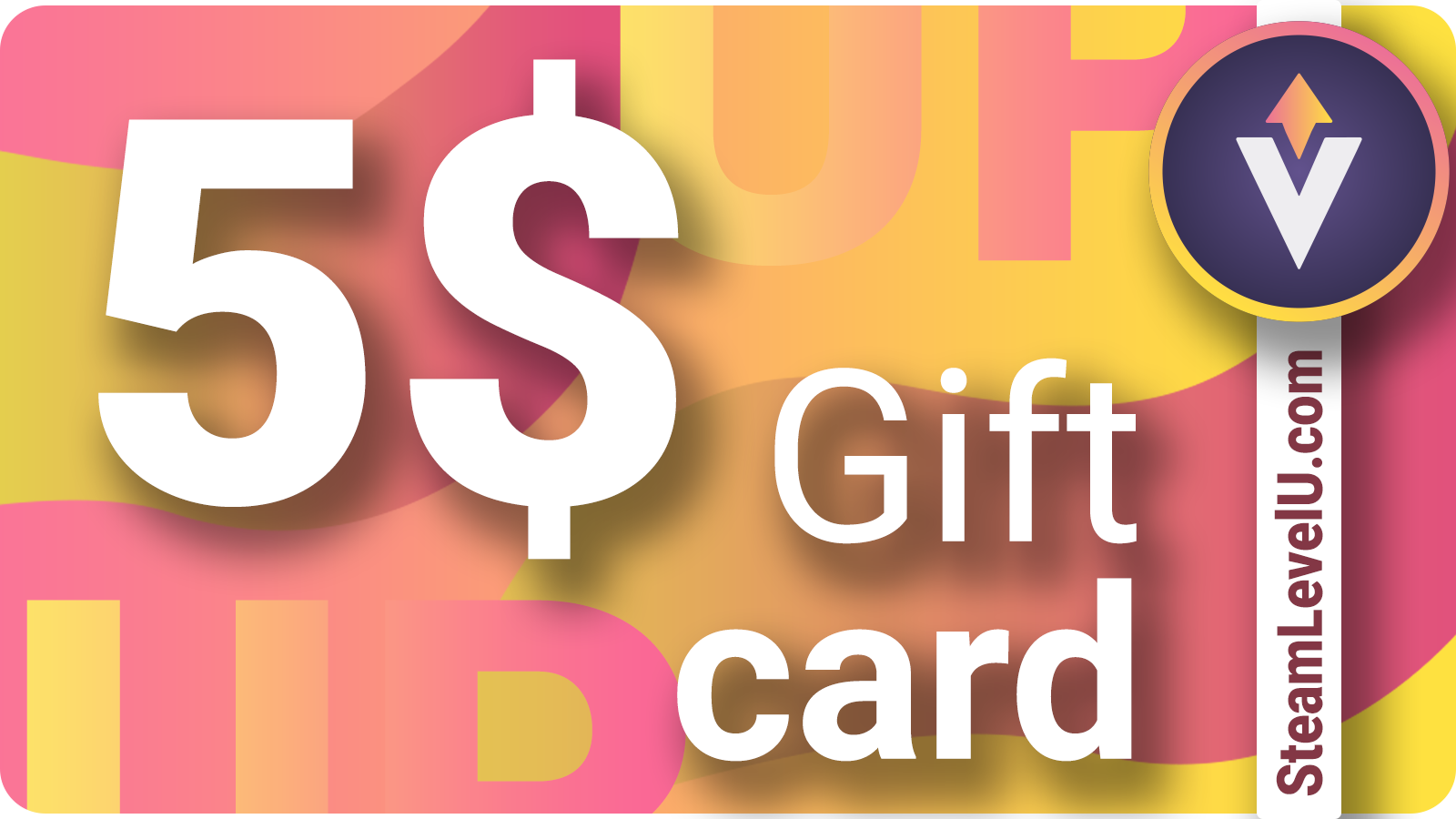 SteamLevelU 5 USD Gift Card 4.78 $