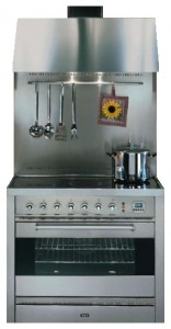 Estufa de la cocina ILVE PE-90L-MP Stainless-Steel Foto revisión