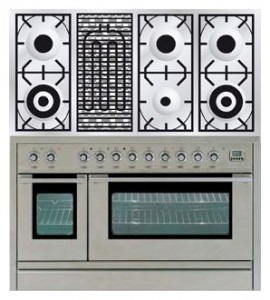 Kitchen Stove ILVE PSL-120B-VG Stainless-Steel Photo review