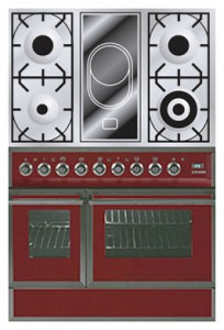 Кухонная плита ILVE QDC-90VW-MP Red Фото обзор