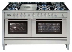 Estufa de la cocina ILVE PL-150S-VG Stainless-Steel Foto revisión