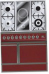 лучшая ILVE QDC-90V-MP Red Кухонная плита обзор