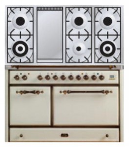 厨房炉灶 ILVE MCS-120FD-MP Antique white 照片 评论