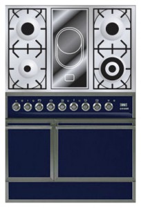 Estufa de la cocina ILVE QDC-90V-MP Blue Foto revisión