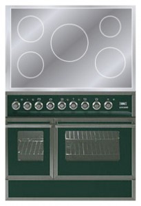 Кухонна плита ILVE QDCI-90W-MP Green фото огляд