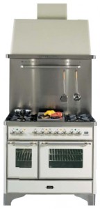 Estufa de la cocina ILVE MDE-100-MP Stainless-Steel Foto revisión