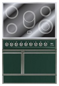 Кухонная плита ILVE QDCE-90-MP Green Фото обзор