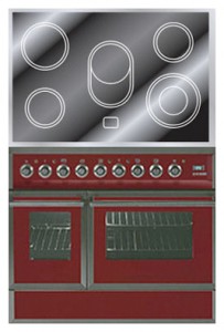 Kitchen Stove ILVE QDCE-90W-MP Red Photo review