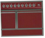 最好 ILVE QDC-90R-MP Red 厨房炉灶 评论