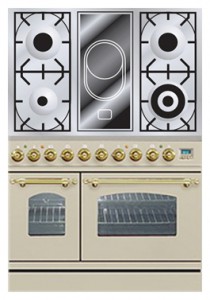 Estufa de la cocina ILVE PDN-90V-MP Antique white Foto revisión