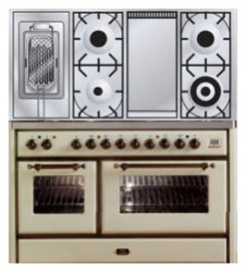 Кухонная плита ILVE MS-120FRD-MP Antique white Фото обзор