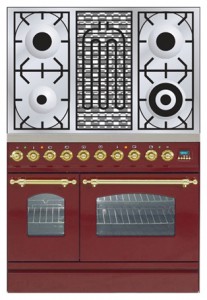 Кухонная плита ILVE PDN-90B-MP Red Фото обзор