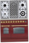 лучшая ILVE PDN-90B-MP Red Кухонная плита обзор