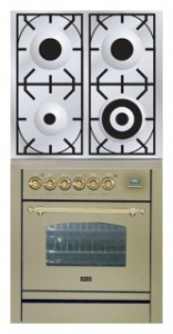 Кухонная плита ILVE PN-70-VG Antique white Фото обзор