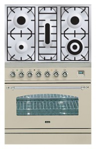 Кухонная плита ILVE PN-80-VG Antique white Фото обзор