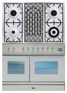 Кухонная плита ILVE PDW-100B-VG Stainless-Steel Фото обзор