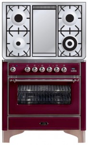 Кухонная плита ILVE M-90FD-E3 Red Фото обзор
