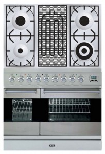 Estufa de la cocina ILVE PDF-90B-VG Stainless-Steel Foto revisión